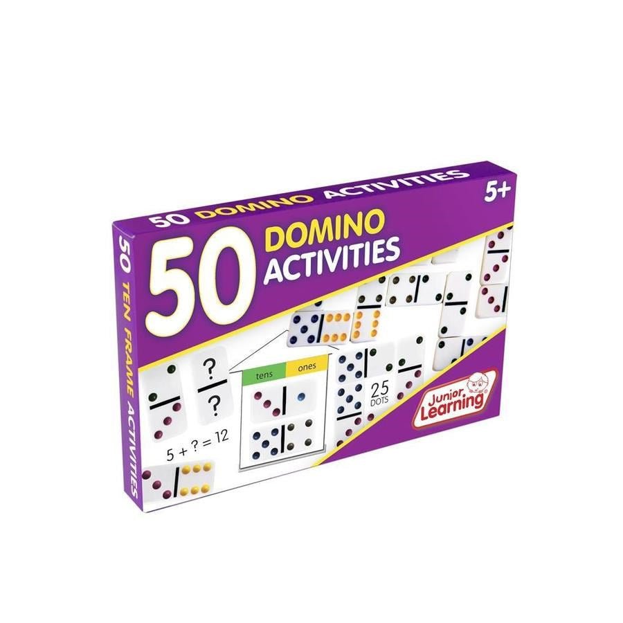 Junior Learning 50 Dominoes Activites - ABC School Supplies