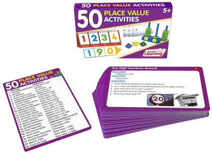 Junior Learning 50 Place Value Activity Cards - ABC School Supplies
