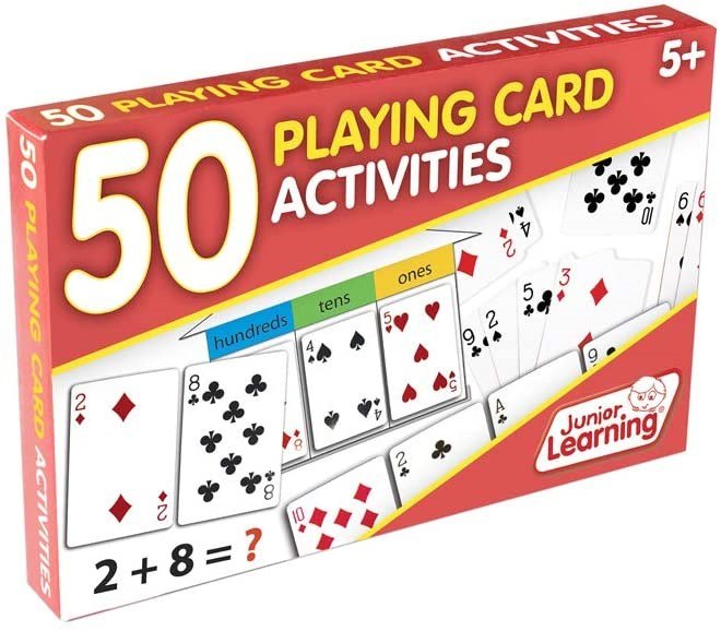 Junior Learning 50 Playing Card Activity Cards - ABC School Supplies