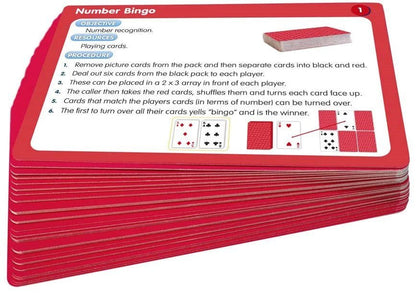 Junior Learning 50 Playing Card Activity Cards - ABC School Supplies