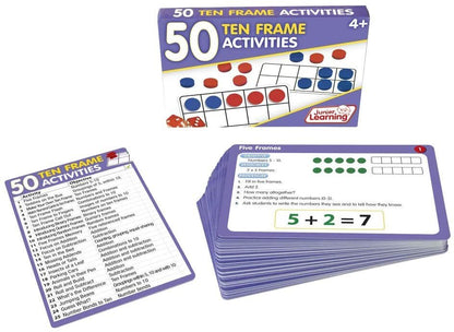 Junior Learning 50 Ten Frame Activities - ABC School Supplies