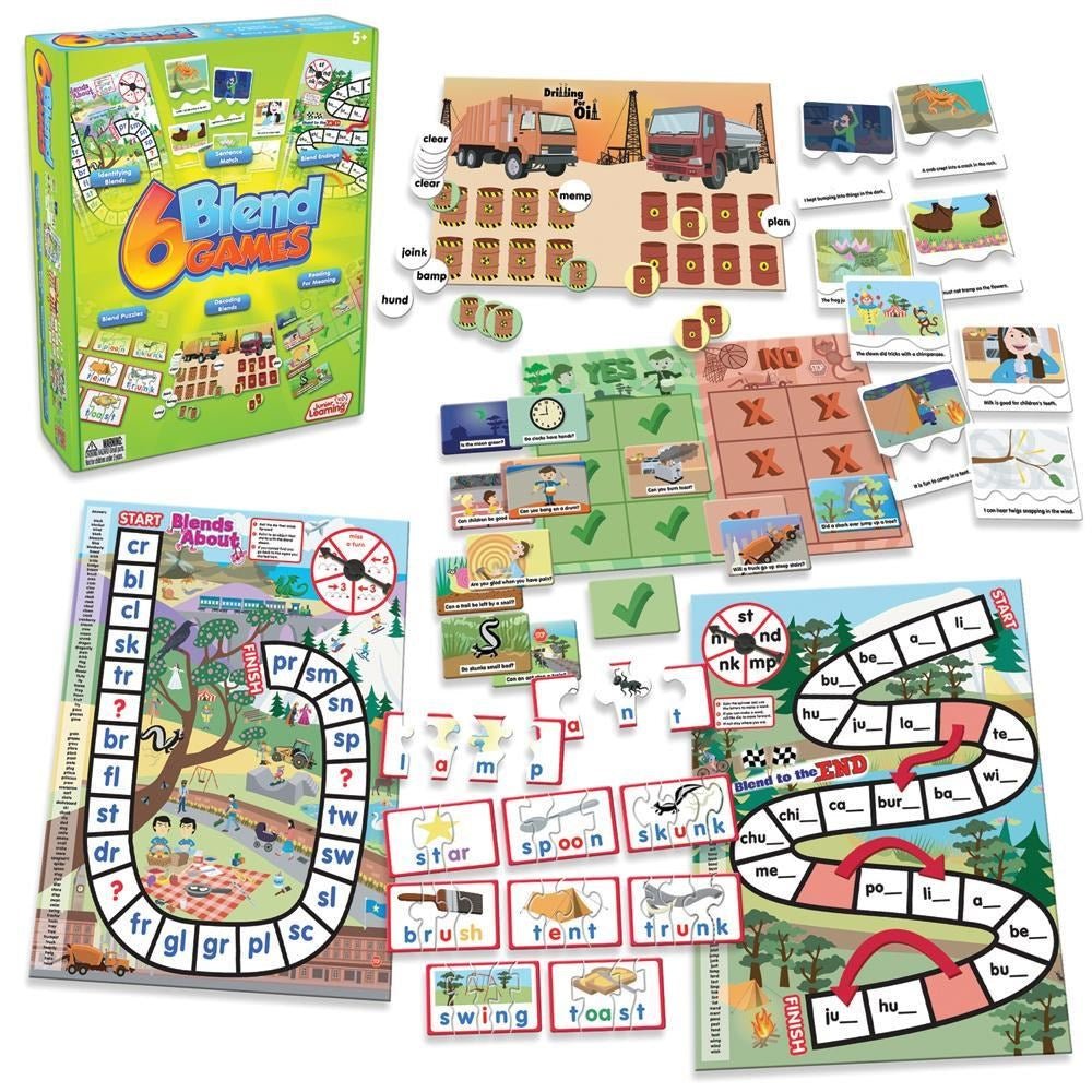 Junior Learning 6 Blends Game - ABC School Supplies