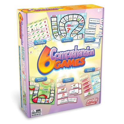 Junior Learning 6 Comprehension Games - ABC School Supplies