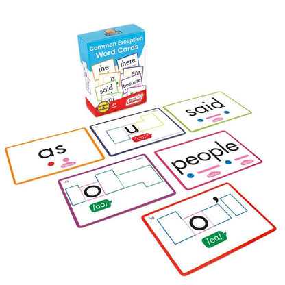 Junior Learning Common Exception Word Cards - ABC School Supplies