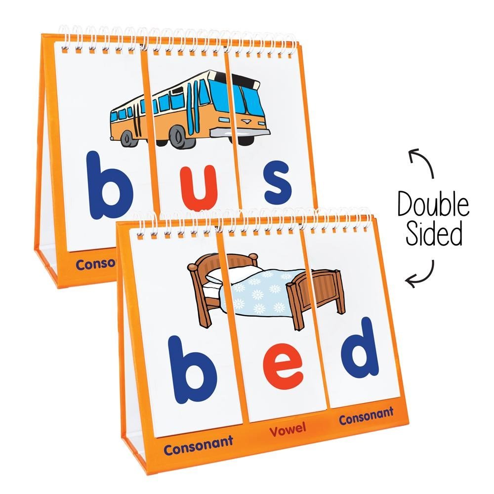 Junior Learning CVC Flip Book - ABC School Supplies