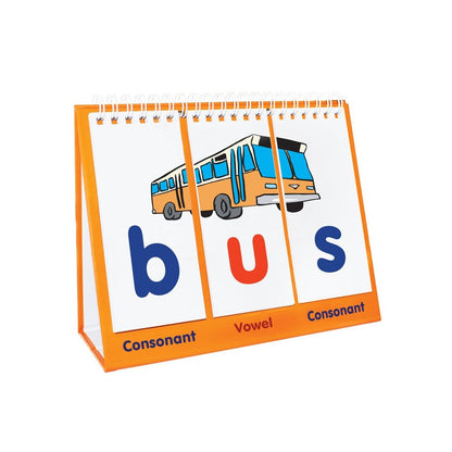 Junior Learning CVC Flip Book - ABC School Supplies