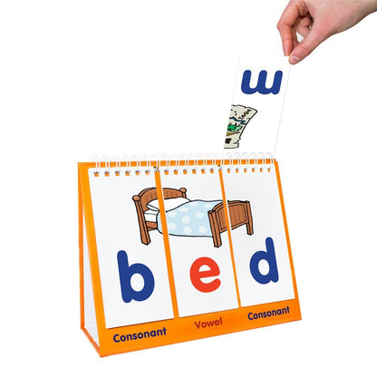 Junior Learning CVC Flip Book - ABC School Supplies