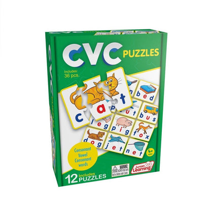 Junior Learning Cvc Puzzles - ABC School Supplies