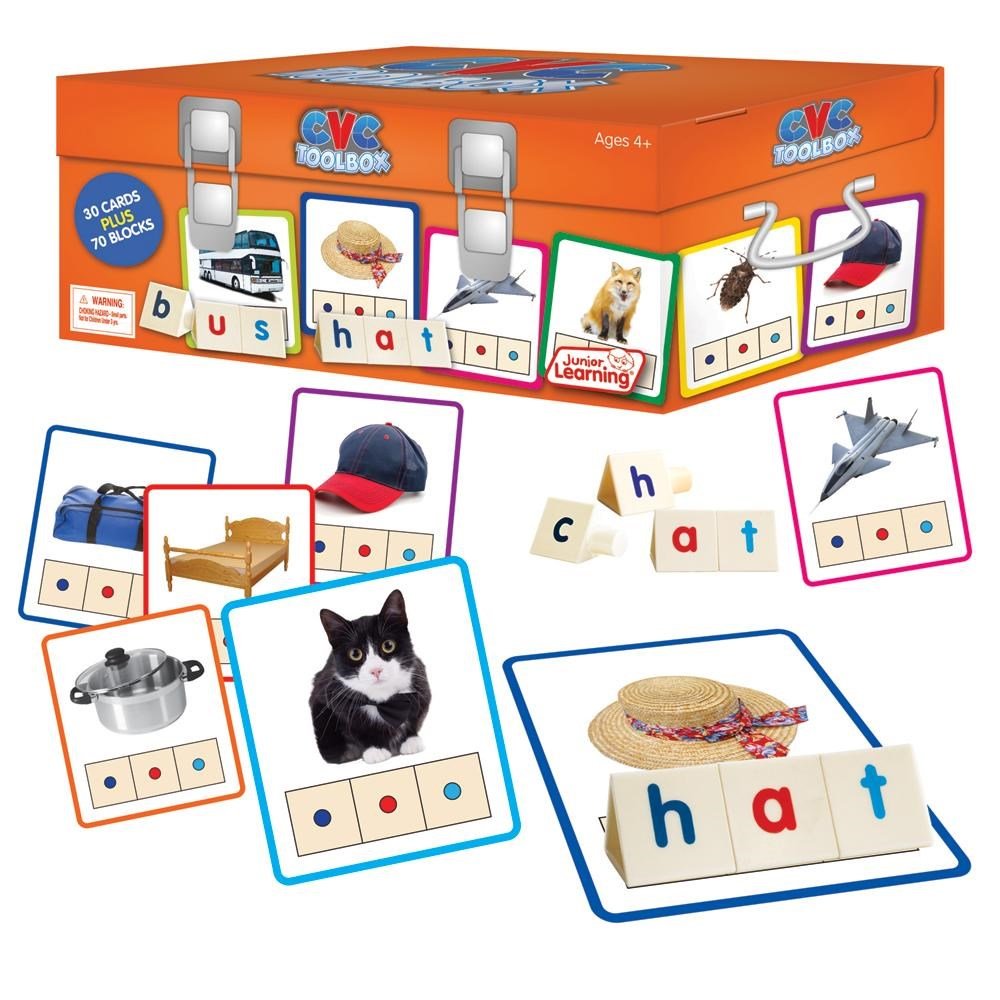 Junior Learning CVC Toolbox - ABC School Supplies