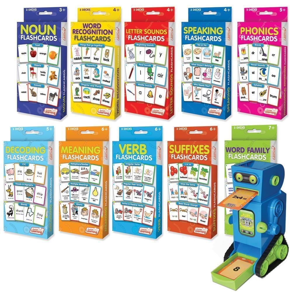 Junior Learning Flashbot Literacy Set - ABC School Supplies