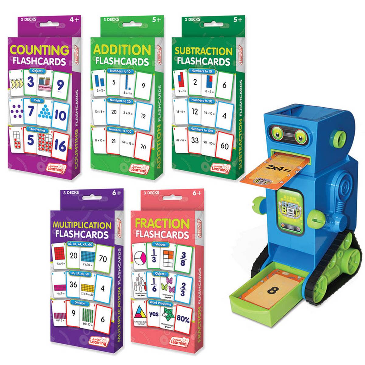 Junior Learning Flashbot Numeracy Set - ABC School Supplies