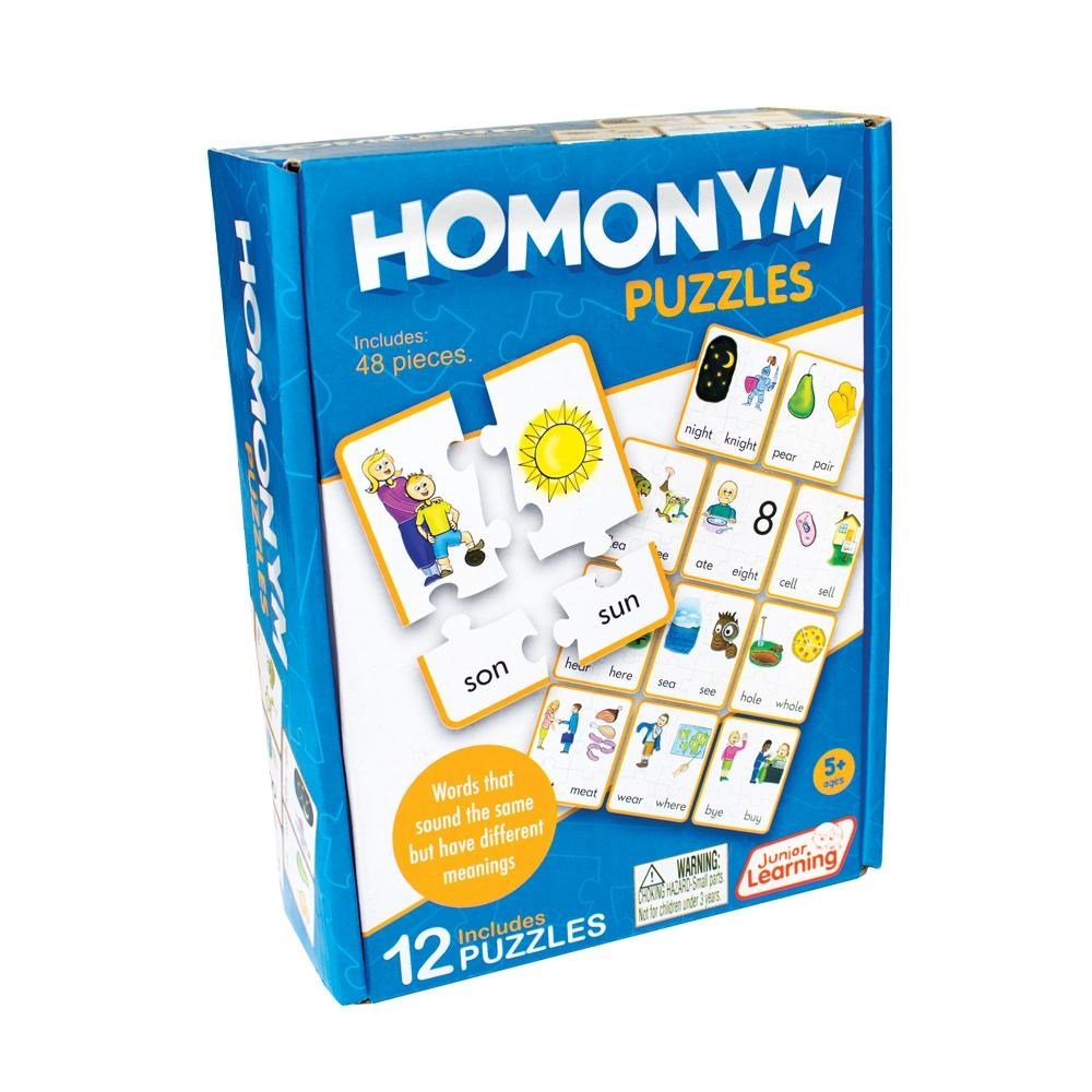 Junior Learning Homonym Puzzles - ABC School Supplies