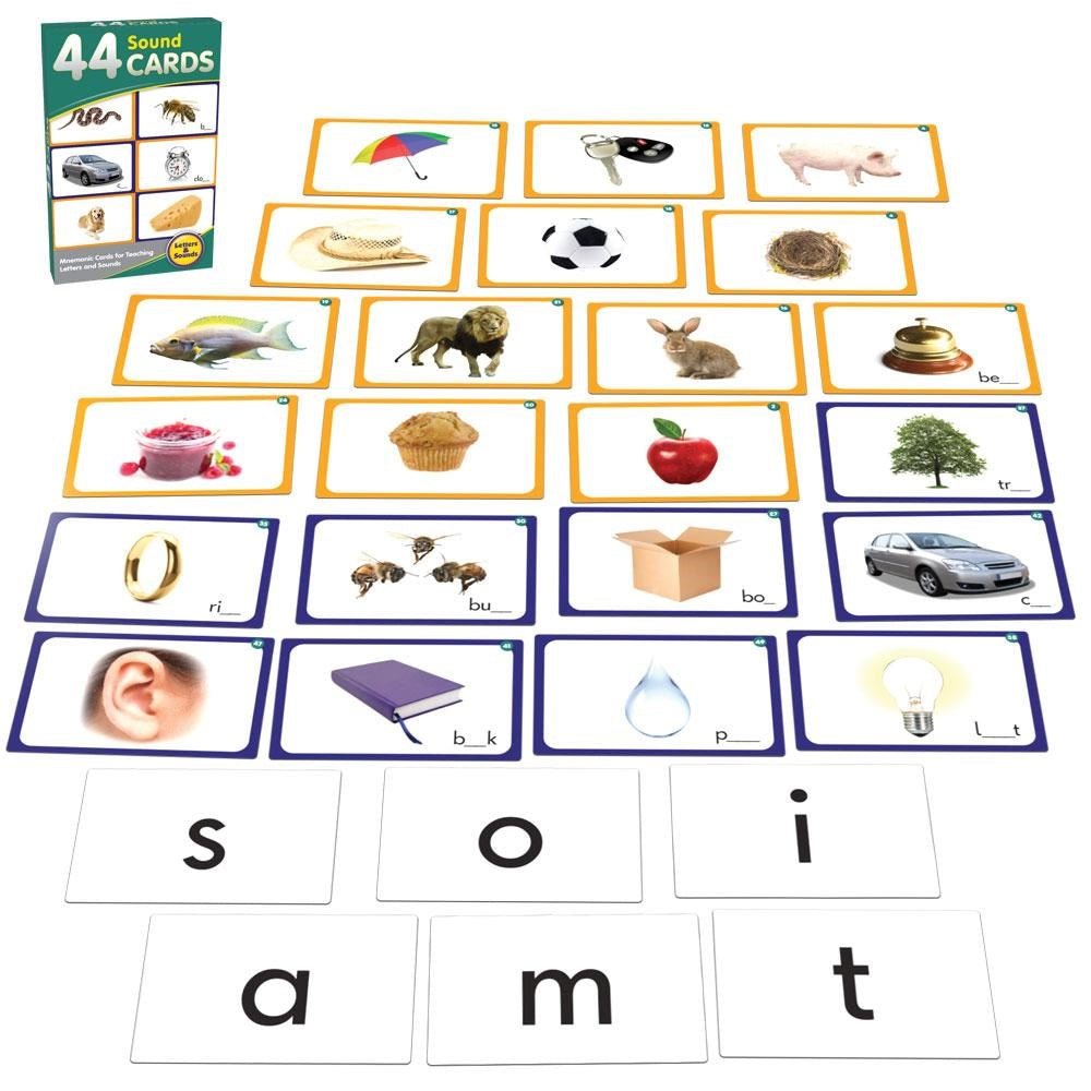 Junior Learning Letter Sound Picture Cards - ABC School Supplies