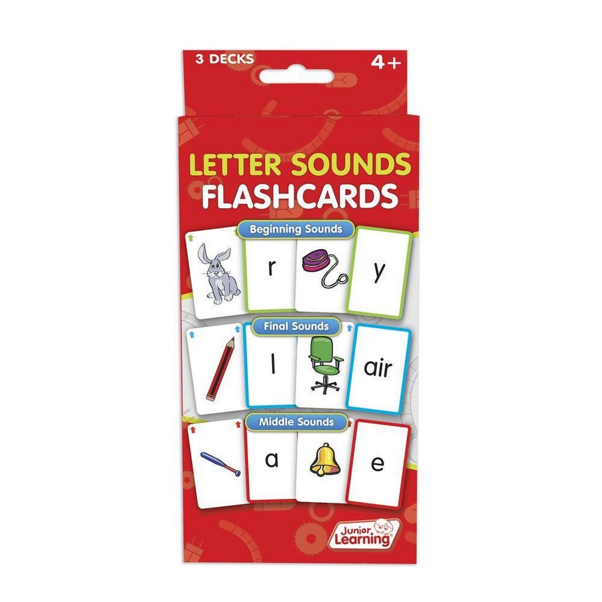 Junior Learning Letter Sounds Flashcards - ABC School Supplies