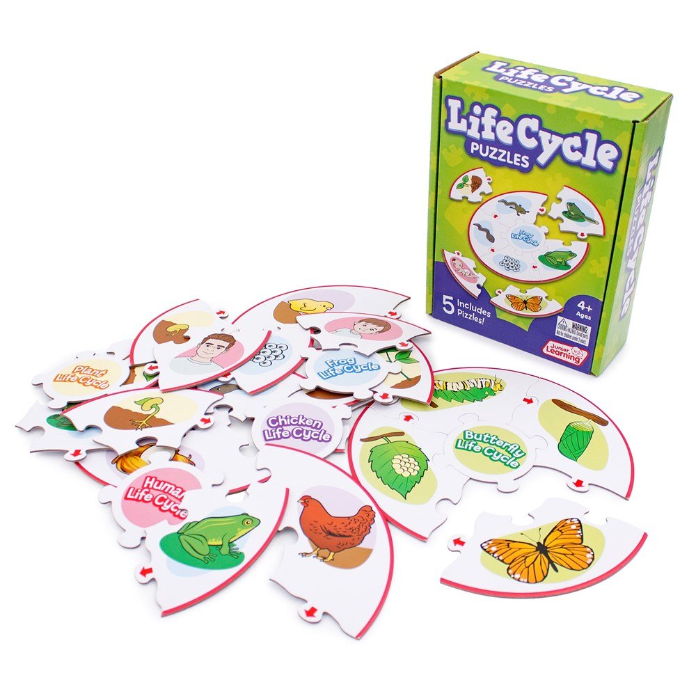 Junior Learning Life Cycle Puzzles - ABC School Supplies