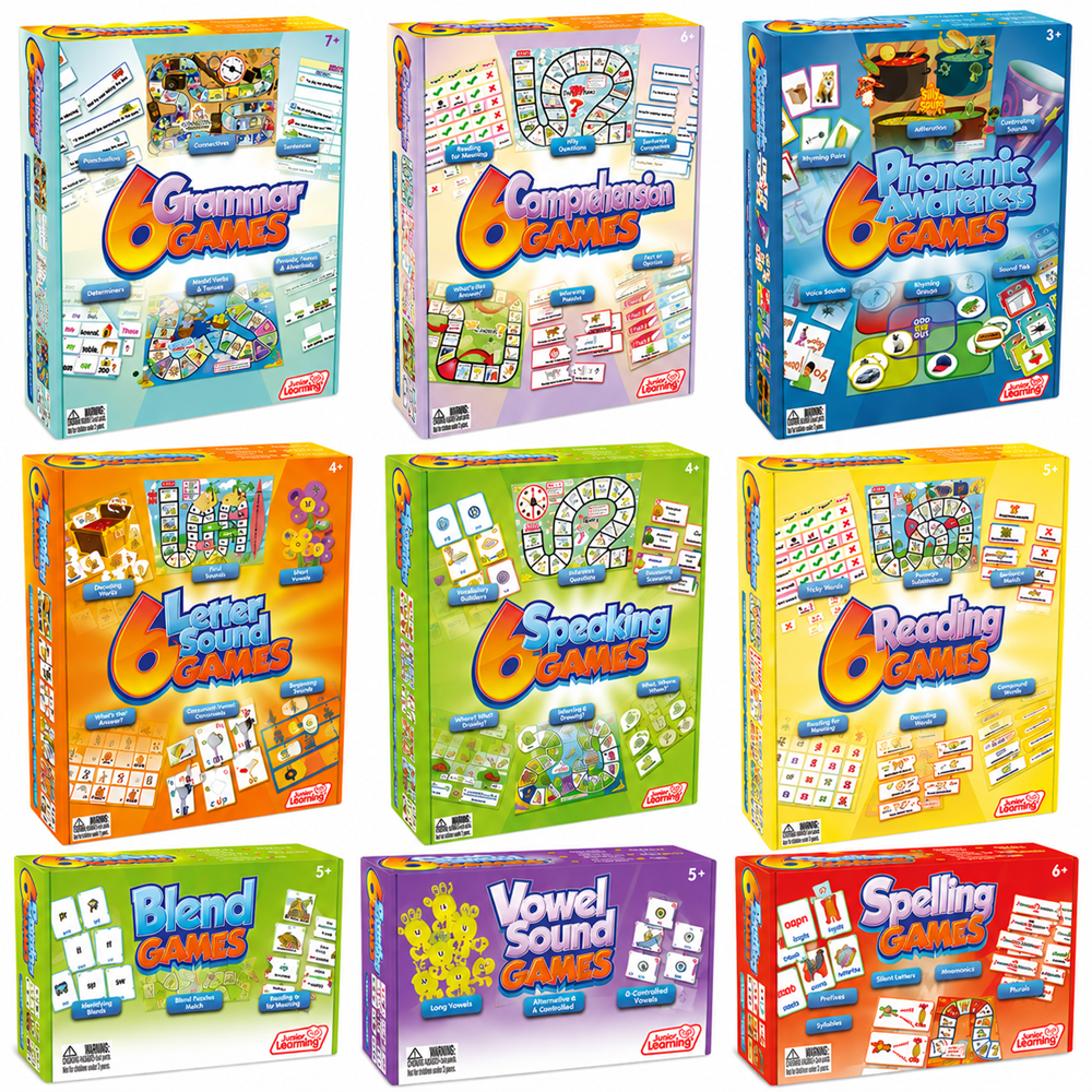 Junior Learning Literacy Games Bundle - ABC School Supplies