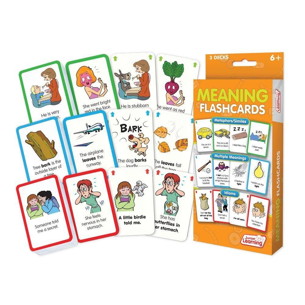 Junior Learning Meaning Flashcards - ABC School Supplies