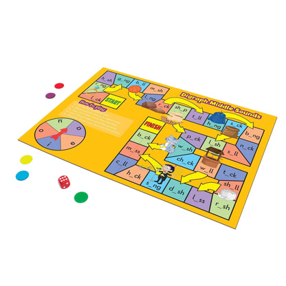 Junior Learning Phonics Board Games Set of 4 - ABC School Supplies