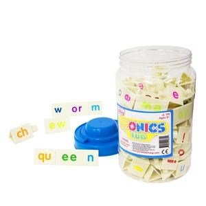 Junior Learning Phonics Tri - Blocks Tub - ABC School Supplies