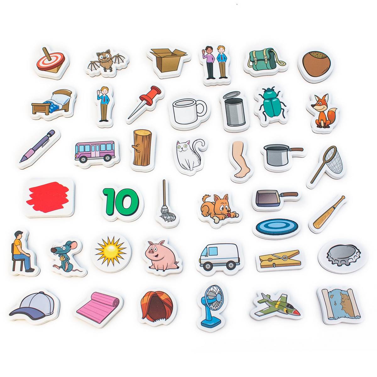 Junior Learning Rainbow CVC Objects - ABC School Supplies