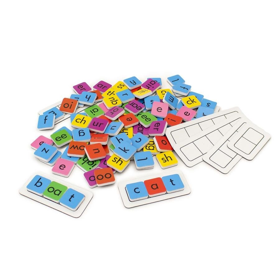 Junior Learning Rainbow Phonics Tiles - ABC School Supplies