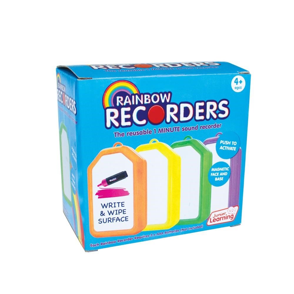 Junior Learning Rainbow Recorder (Set Of 4) - ABC School Supplies