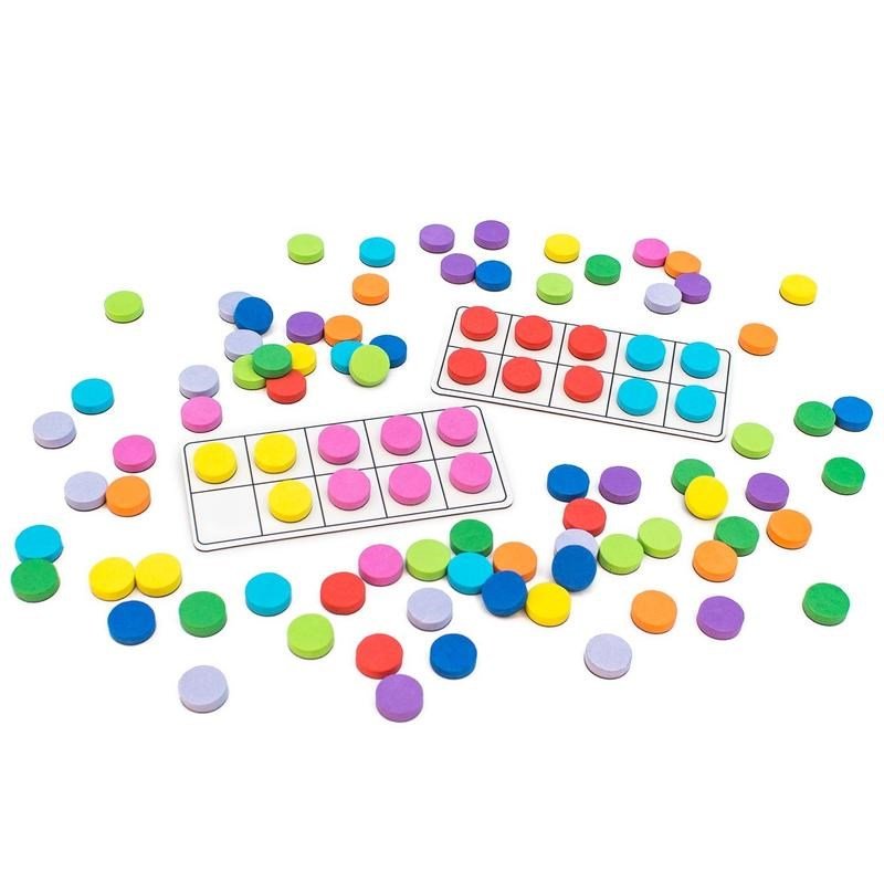 Junior Learning Rainbow Ten Frames - ABC School Supplies