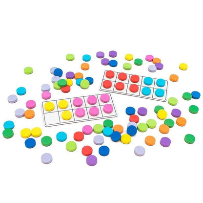 Junior Learning Rainbow Ten Frames - ABC School Supplies
