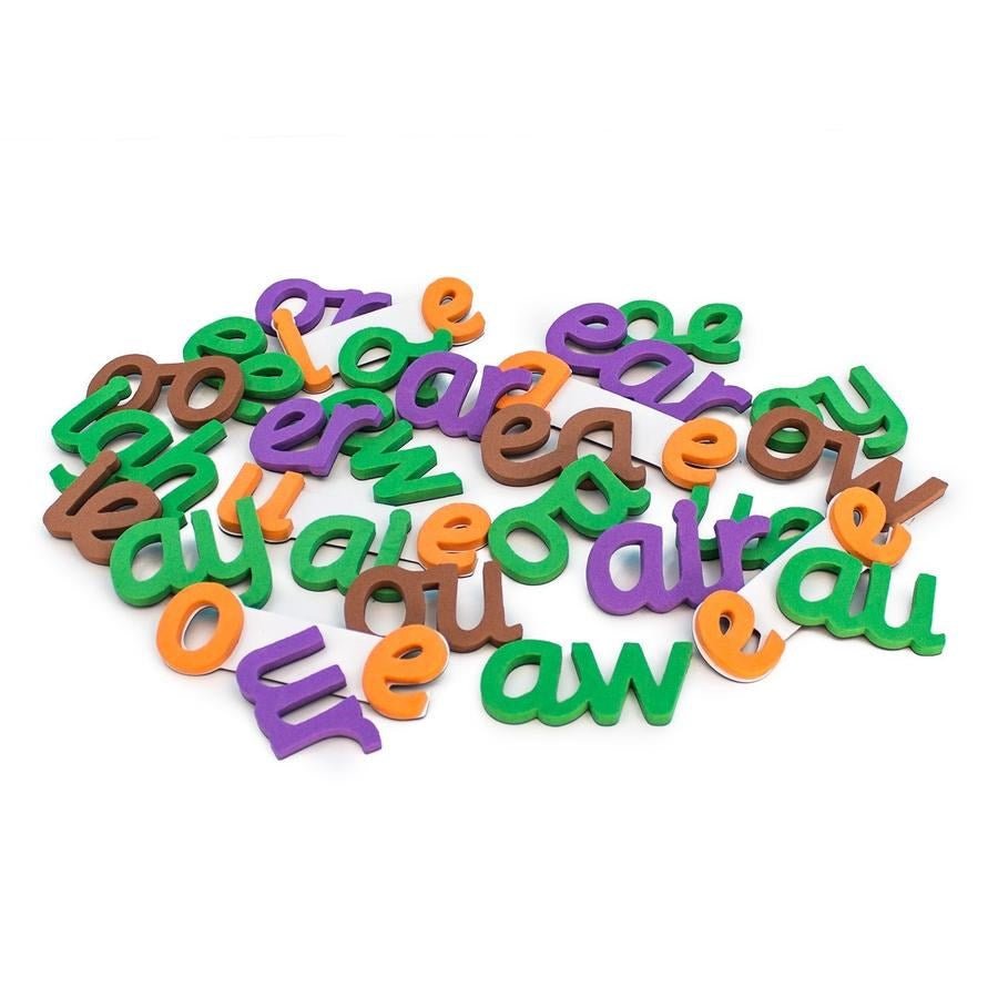 Junior Learning Rainbow Vowels - Cursive - ABC School Supplies