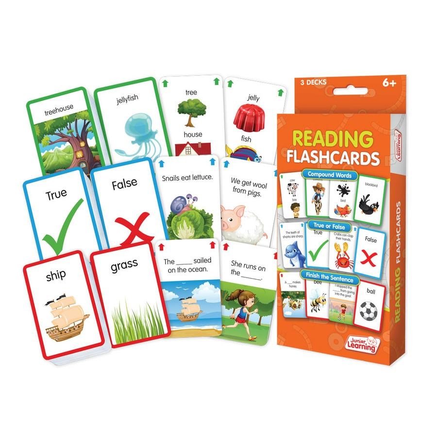 **Junior Learning Reading Flashcards - ABC School Supplies