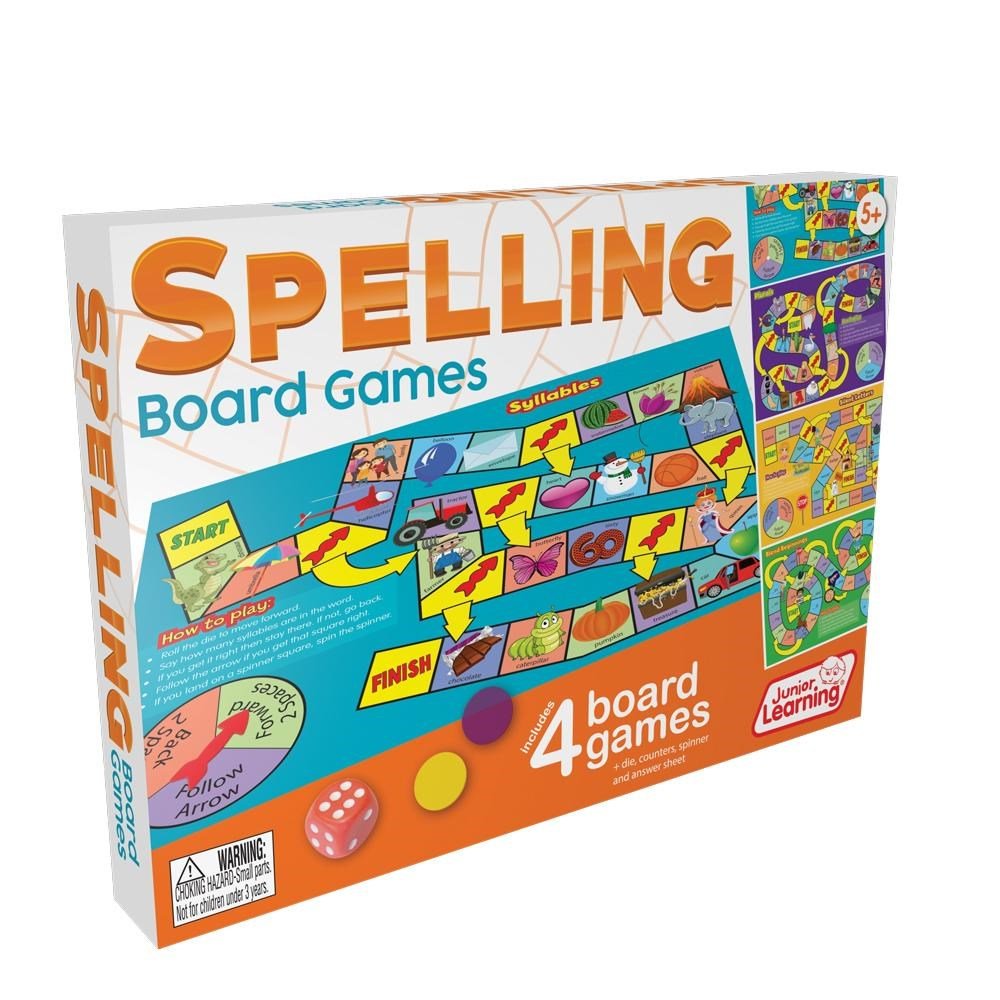 Junior Learning Spelling Board Games - ABC School Supplies
