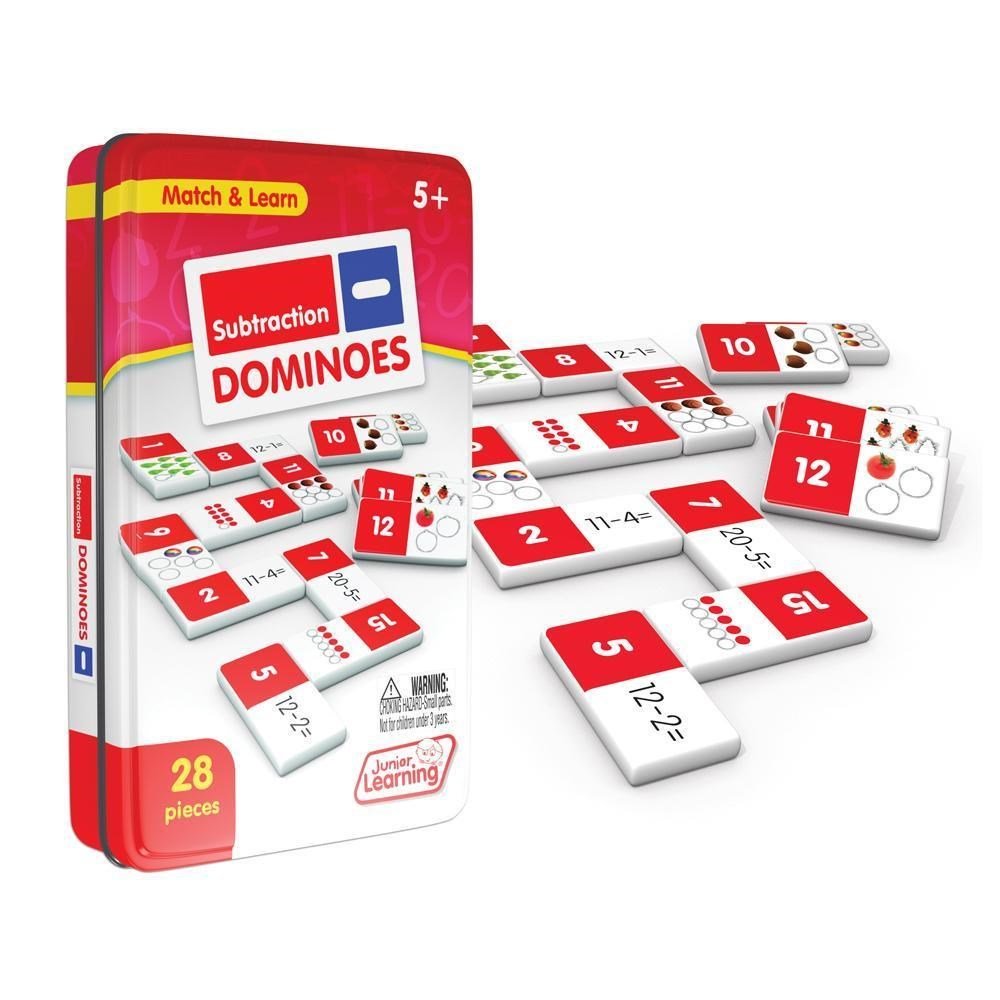 Junior Learning Subtraction Dominoes - ABC School Supplies
