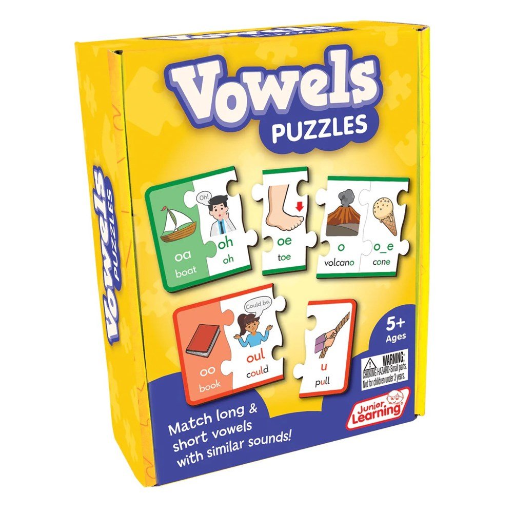Junior Learning Vowels Puzzles - ABC School Supplies