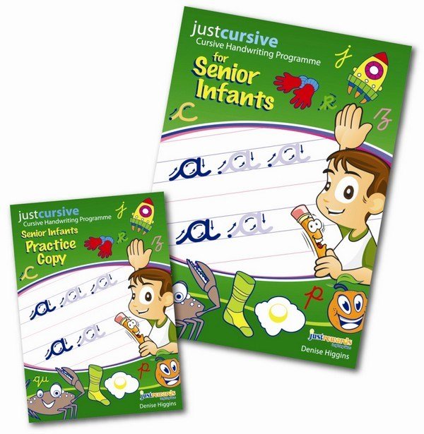 Just Cursive Handwriting Senior Infants (Book & Practice Copy Set) - ABC School Supplies