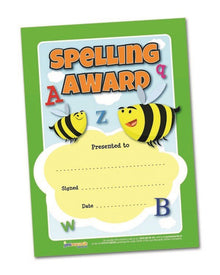 **Just Rewards Certificates Spelling Award - ABC School Supplies
