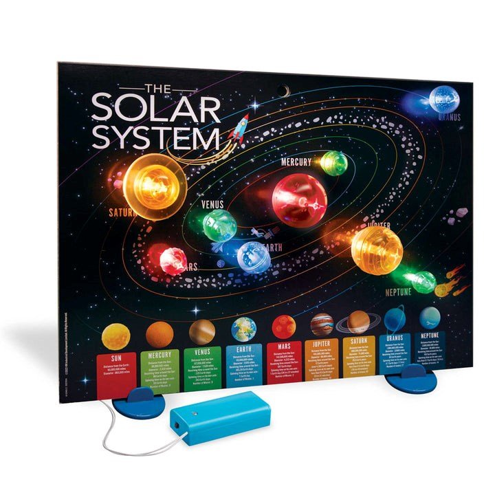 KidzLabs - 3D Solar System Light - Up Poster - ABC School Supplies