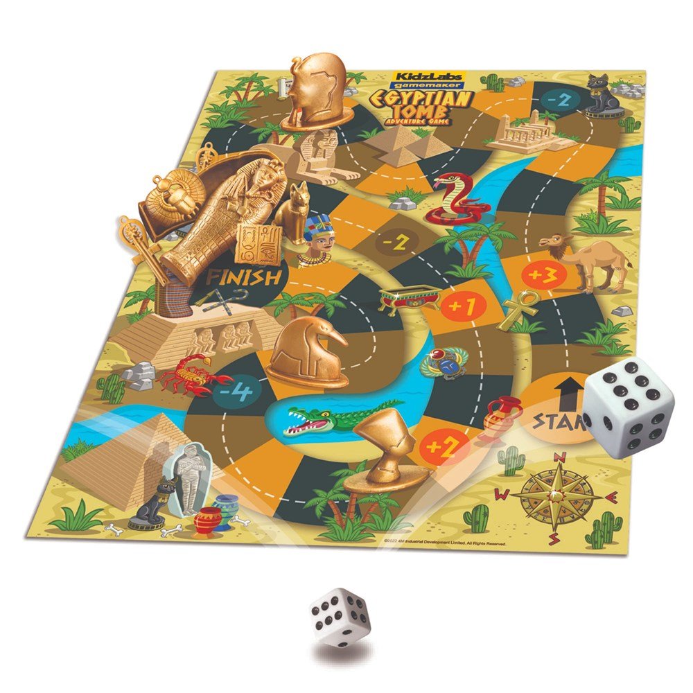KidzLabs - Gamemaker - Egyptian Tomb Dig & Play Game - ABC School Supplies