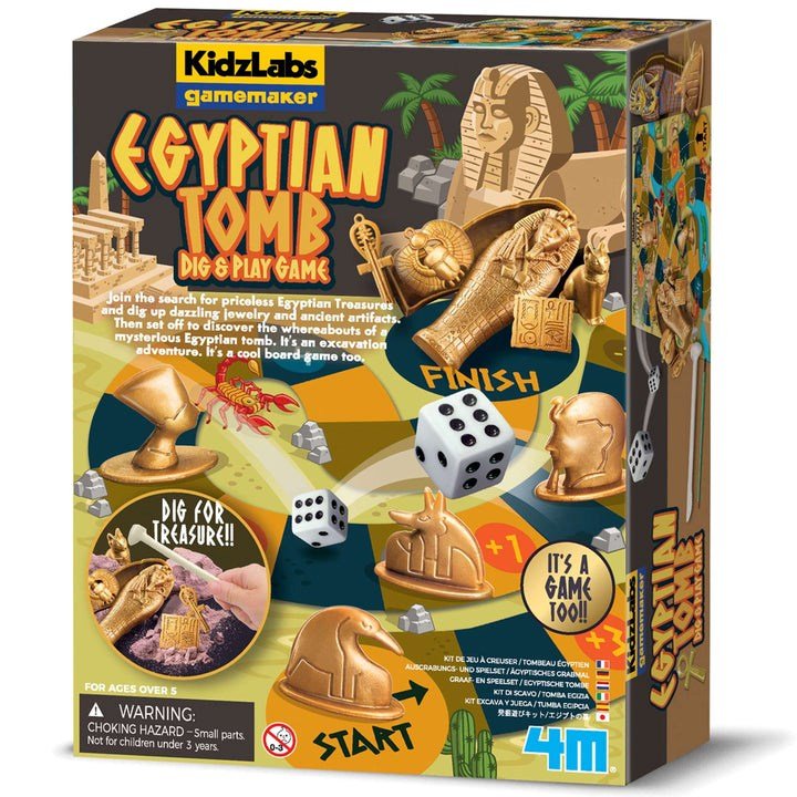 KidzLabs - Gamemaker - Egyptian Tomb Dig & Play Game - ABC School Supplies