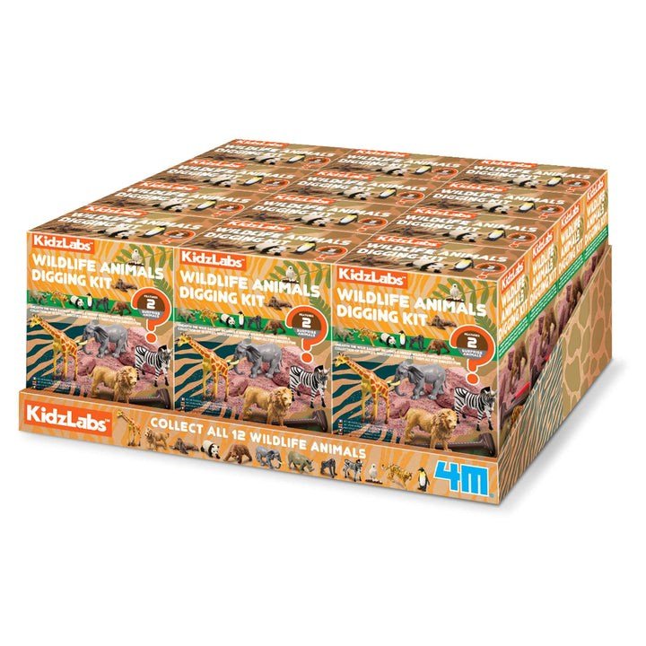 Kidzlabs - Wildlife Animal Digging Kit - ABC School Supplies