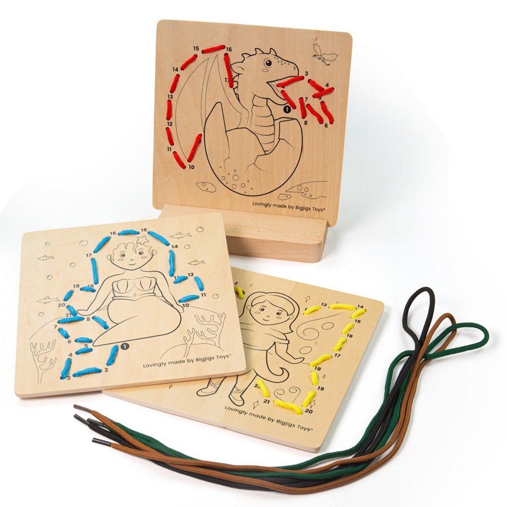 Lacing By Numbers - Mythical - ABC School Supplies