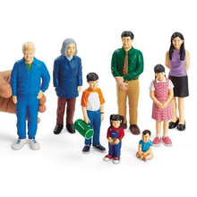 **Lakeshore Learning Block Play People - Asian Family Pack Of Eight - ABC School Supplies