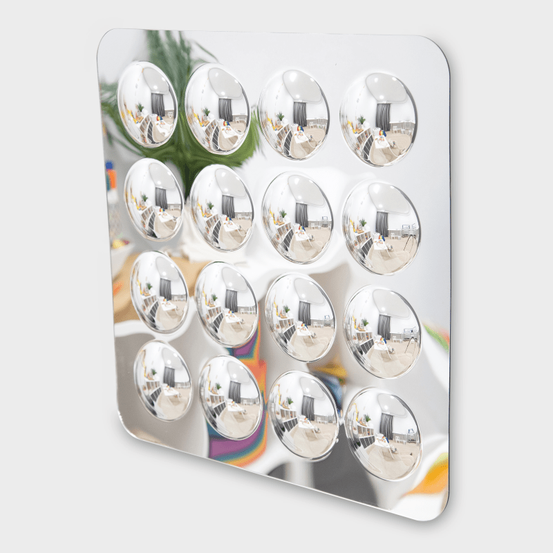 Large 16-Domed Acrylic Mirror Panel - 490mm - ABC School Supplies