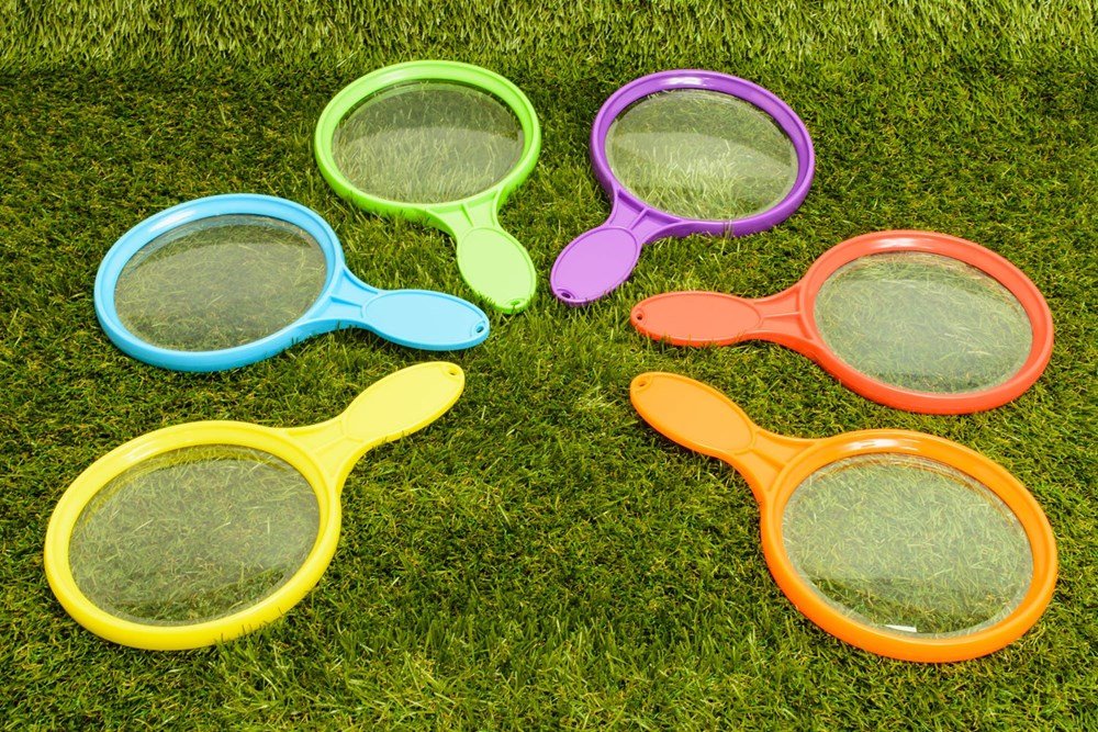 **Large Hand Held Magnifier (Pack Of 6) - ABC School Supplies