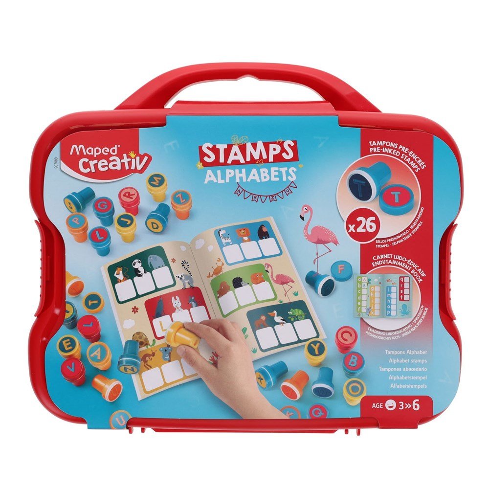 Learn the Alphabet Stamps Kit - ABC School Supplies