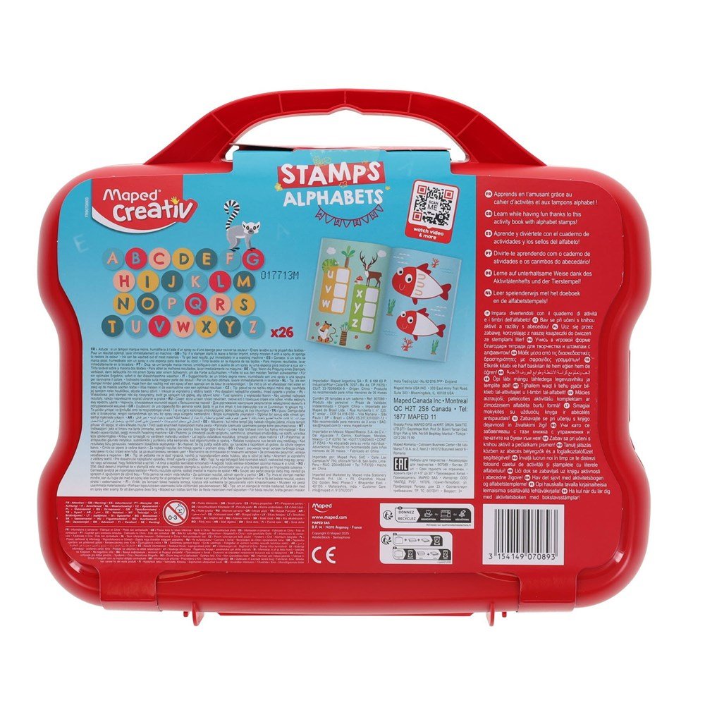 Learn the Alphabet Stamps Kit - ABC School Supplies