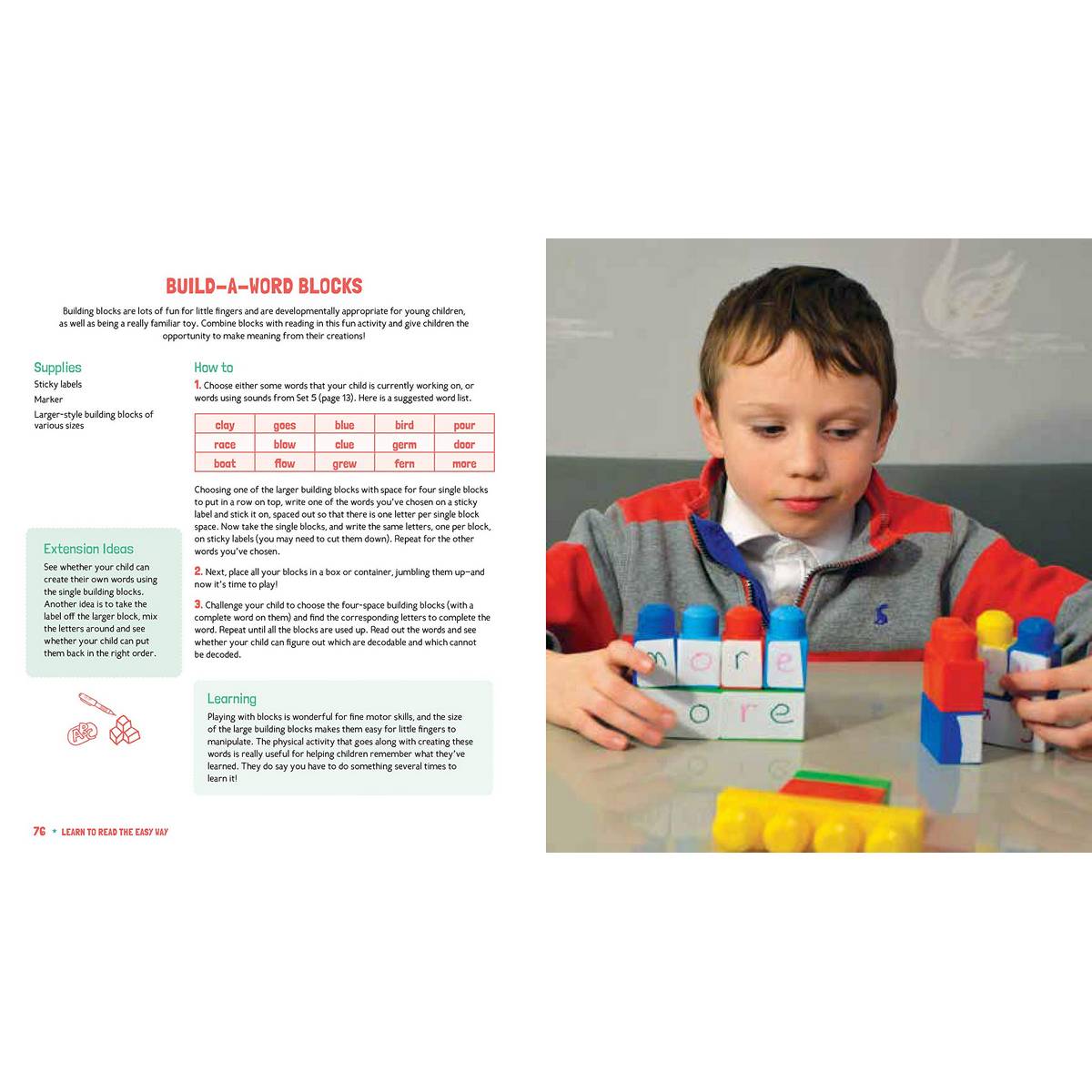Learn To Read The Easy Way : 60 Exciting Phonic-Based Activities For Kids - ABC School Supplies