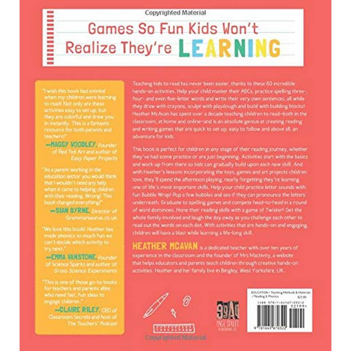 Learn To Read The Easy Way : 60 Exciting Phonic-Based Activities For Kids - ABC School Supplies