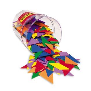 Learning Resources 6 Colour Tangrams (210 Pieces) - ABC School Supplies