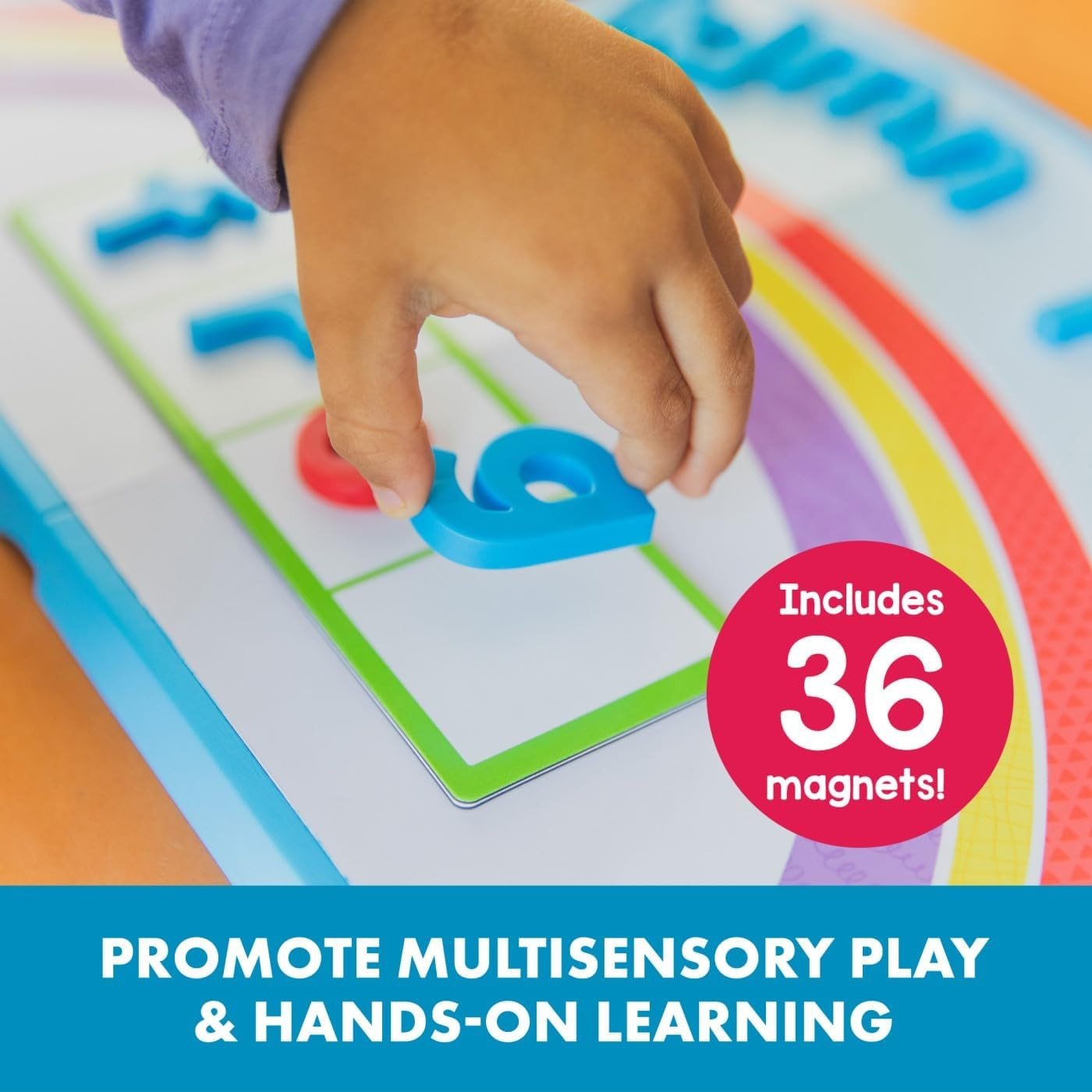 Learning Resources ABC Arc Mat: AlphaMagnets Set - ABC School Supplies