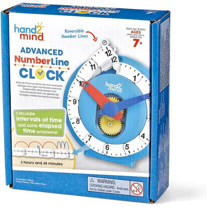 Learning Resources Advanced Numberline Clock™ - ABC School Supplies